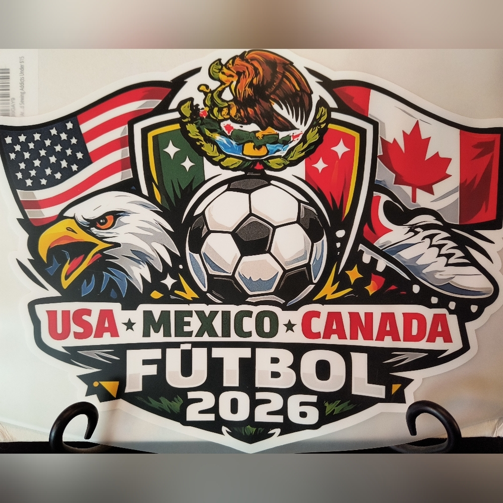 Tricolor Soccer Nations Wall Art